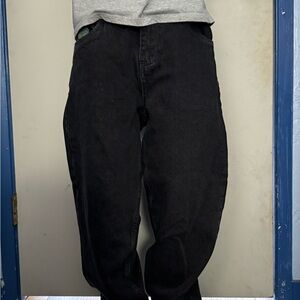 Youth empyre baggy black jeans
